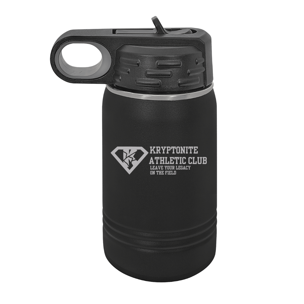 Kryptonite Athletic Club Polar Camel Laser Engraved Water Bottle-12oz, 20oz, 32oz