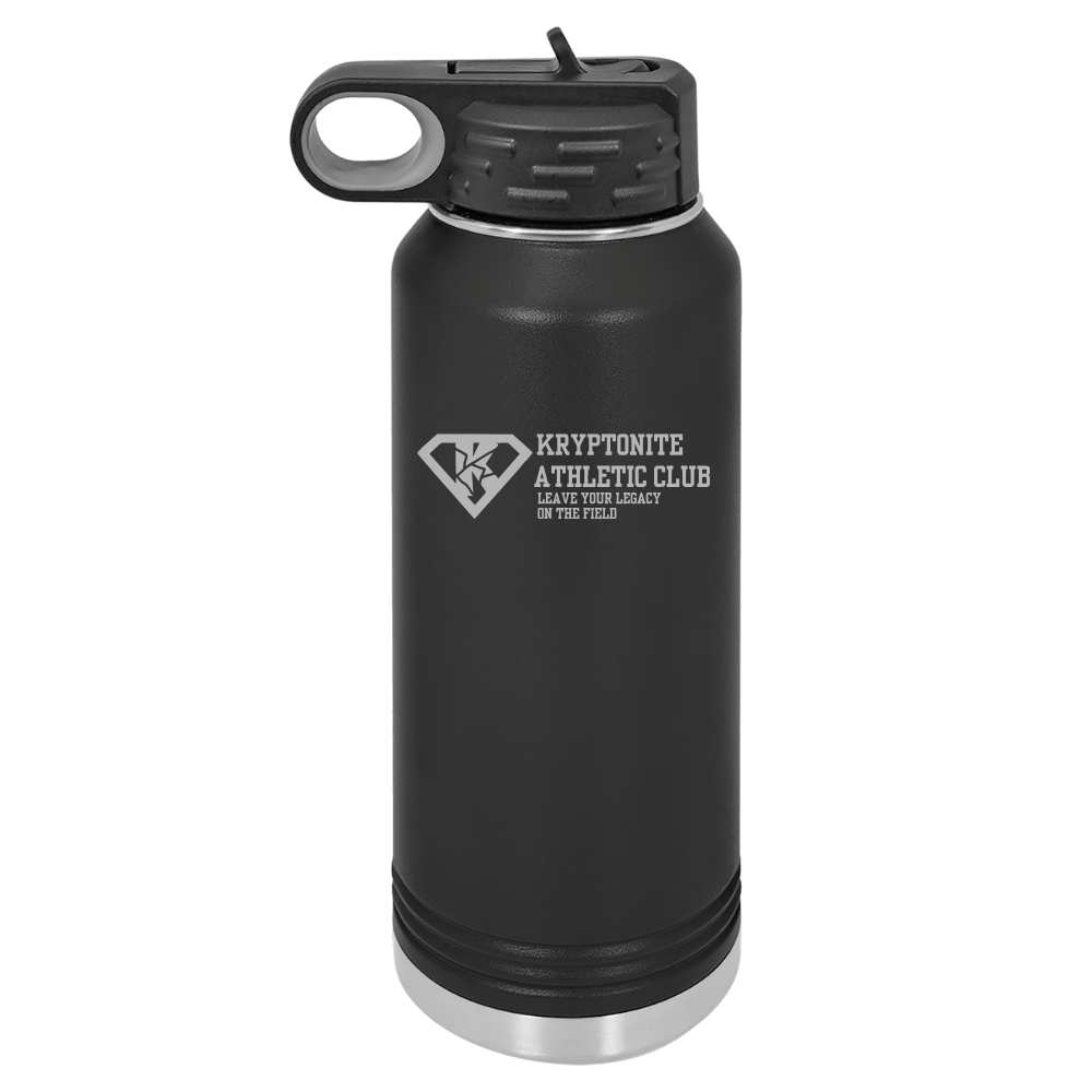 Kryptonite Athletic Club Polar Camel Laser Engraved Water Bottle-12oz, 20oz, 32oz