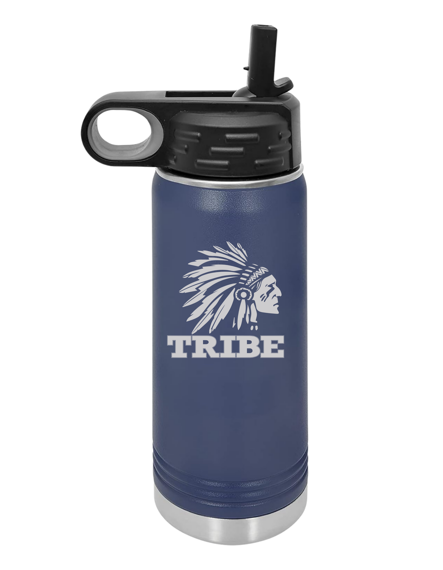 TRIBE Polar Camel Laser Engraved Water Bottle-12oz, 20oz, 32oz