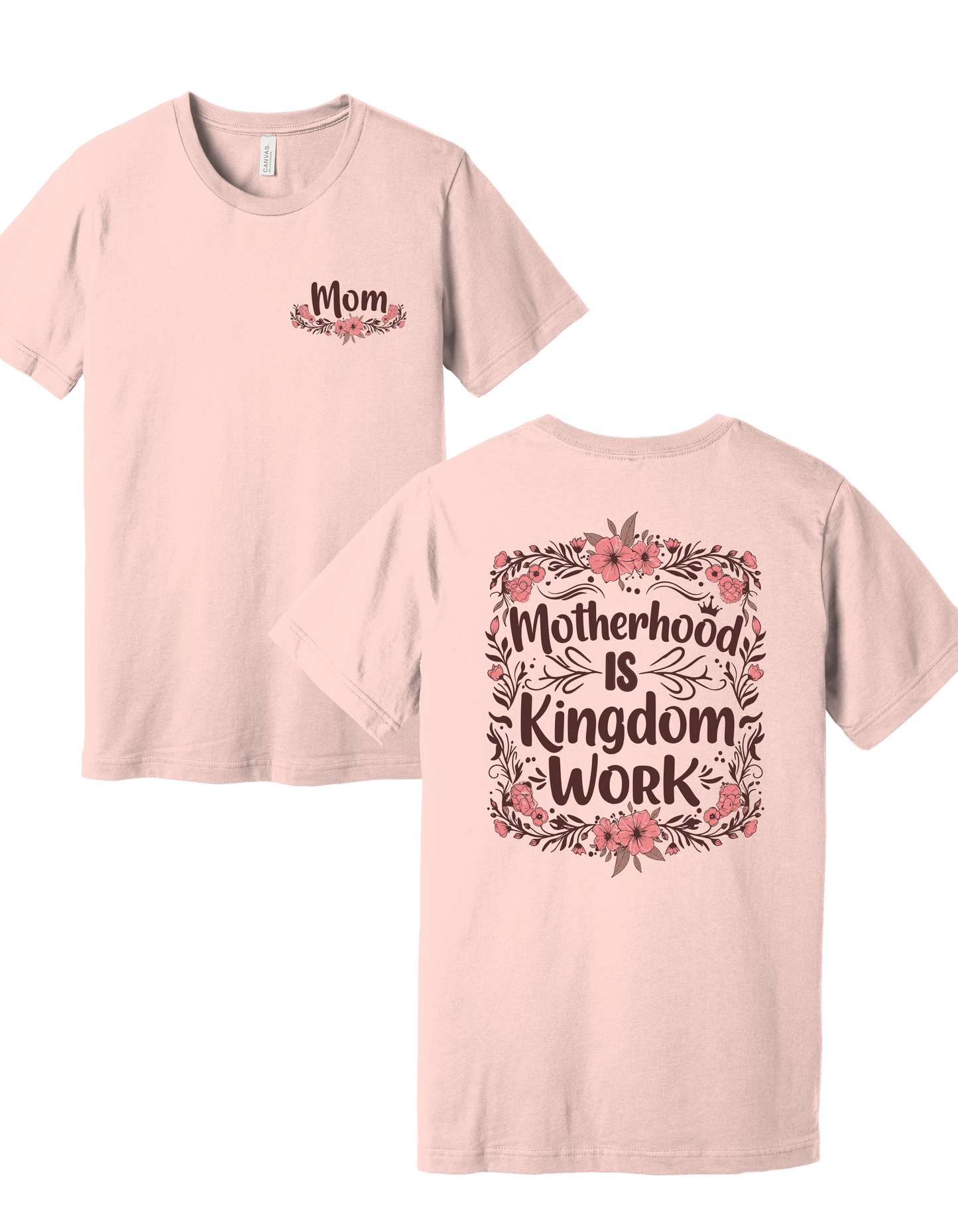 Motherhood is Kingdom Work Southern Crown Comfort Tee