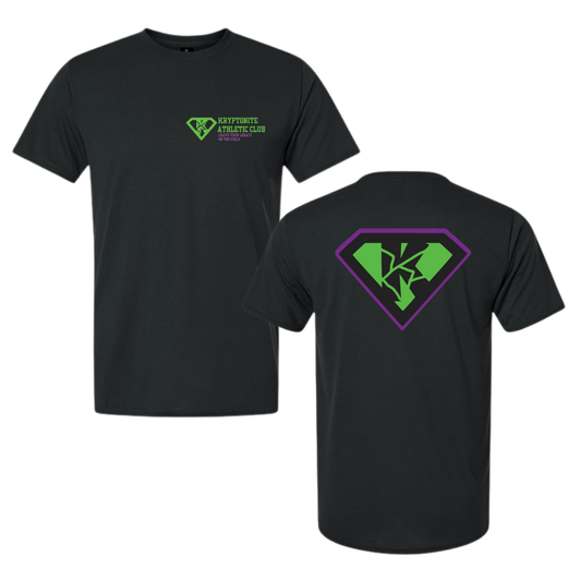 Kryptonite Front Chest & Full Back Logo Short Sleeve Tee