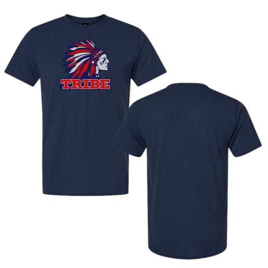 Navy Epic Cooling Performance Tee Front Only Logo (TRIBE)