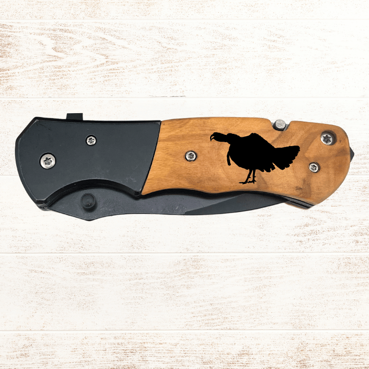 Laser Engraved Pocket Knife