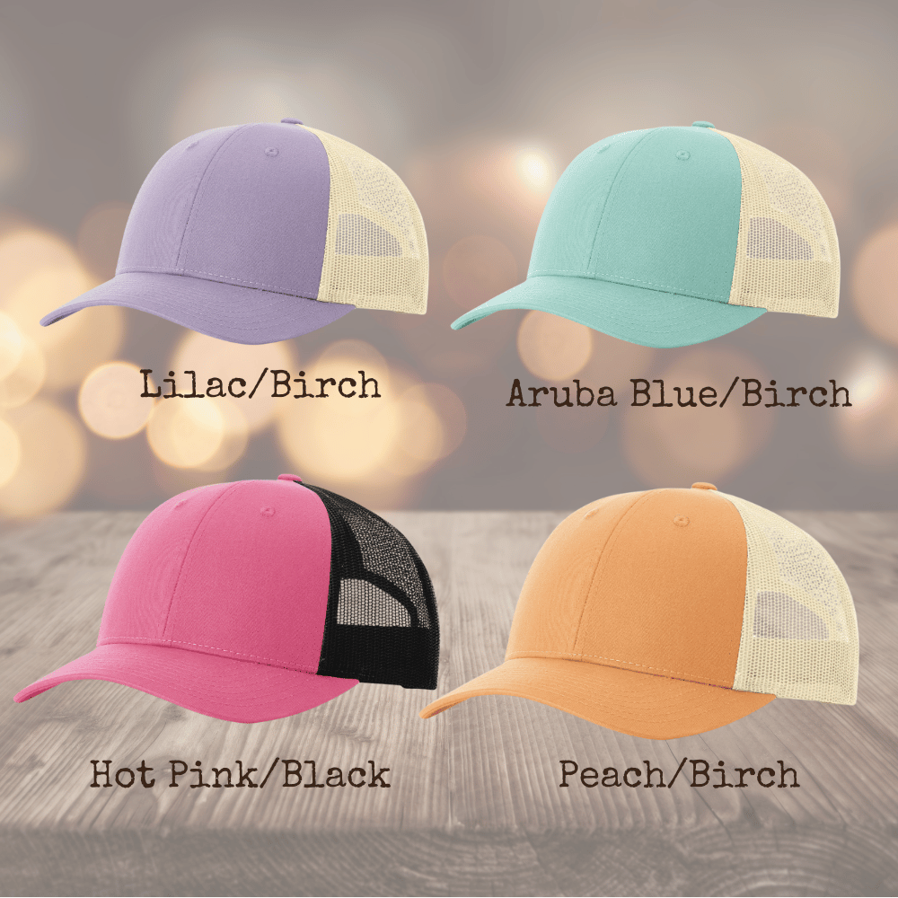 Personalized Monogram Richardson 115 Low-Profile Trucker Hat