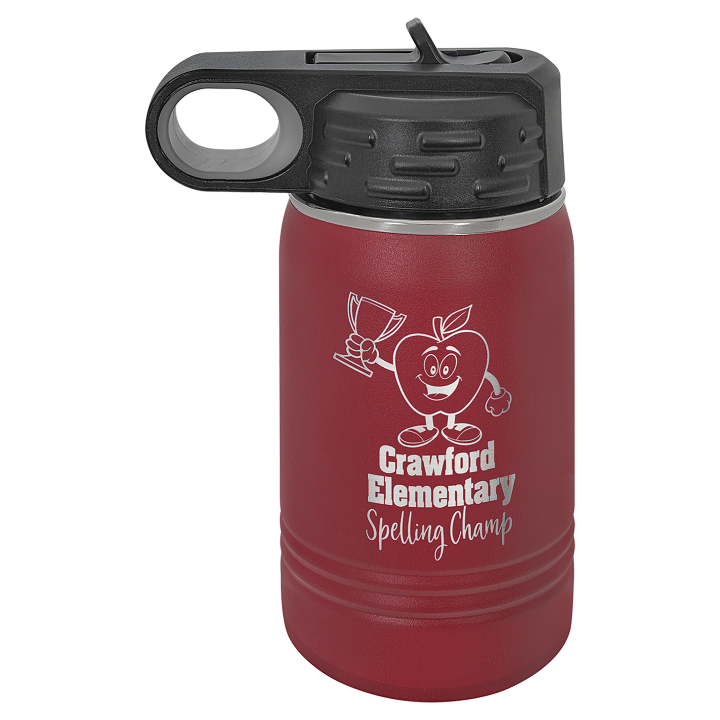 Laser Engraved Polar Camel Water Bottle