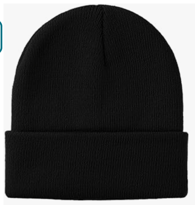 KIDS (6-12) Custom Leather Patch Beanie