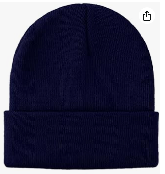 KIDS (6-12) Custom Leather Patch Beanie