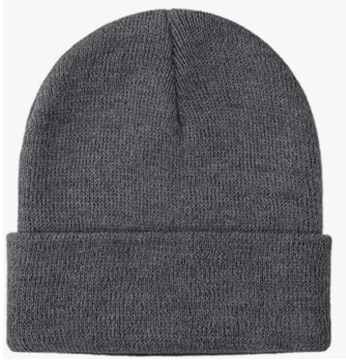 KIDS (6-12) Custom Leather Patch Beanie