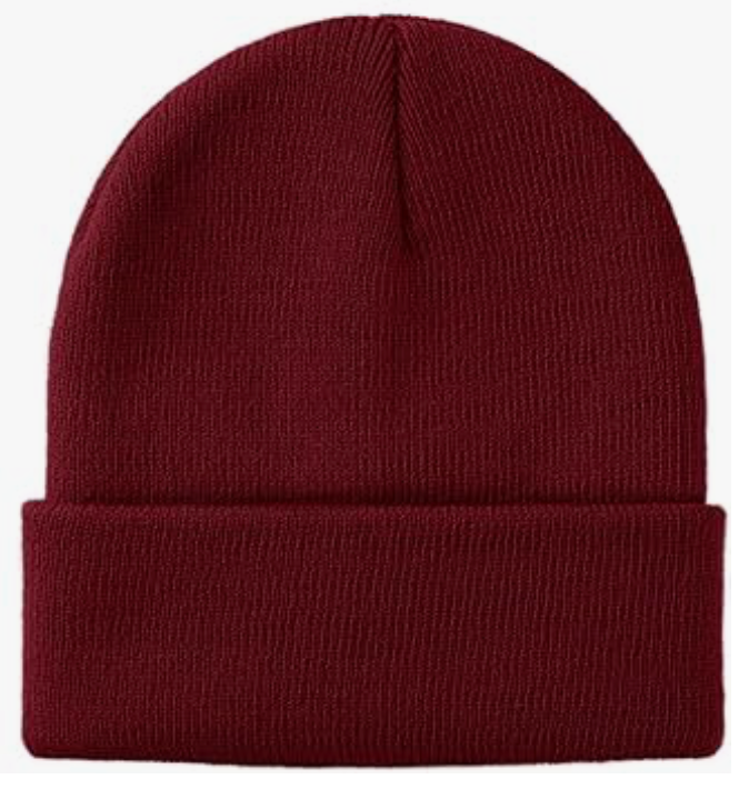 KIDS (6-12) Custom Leather Patch Beanie