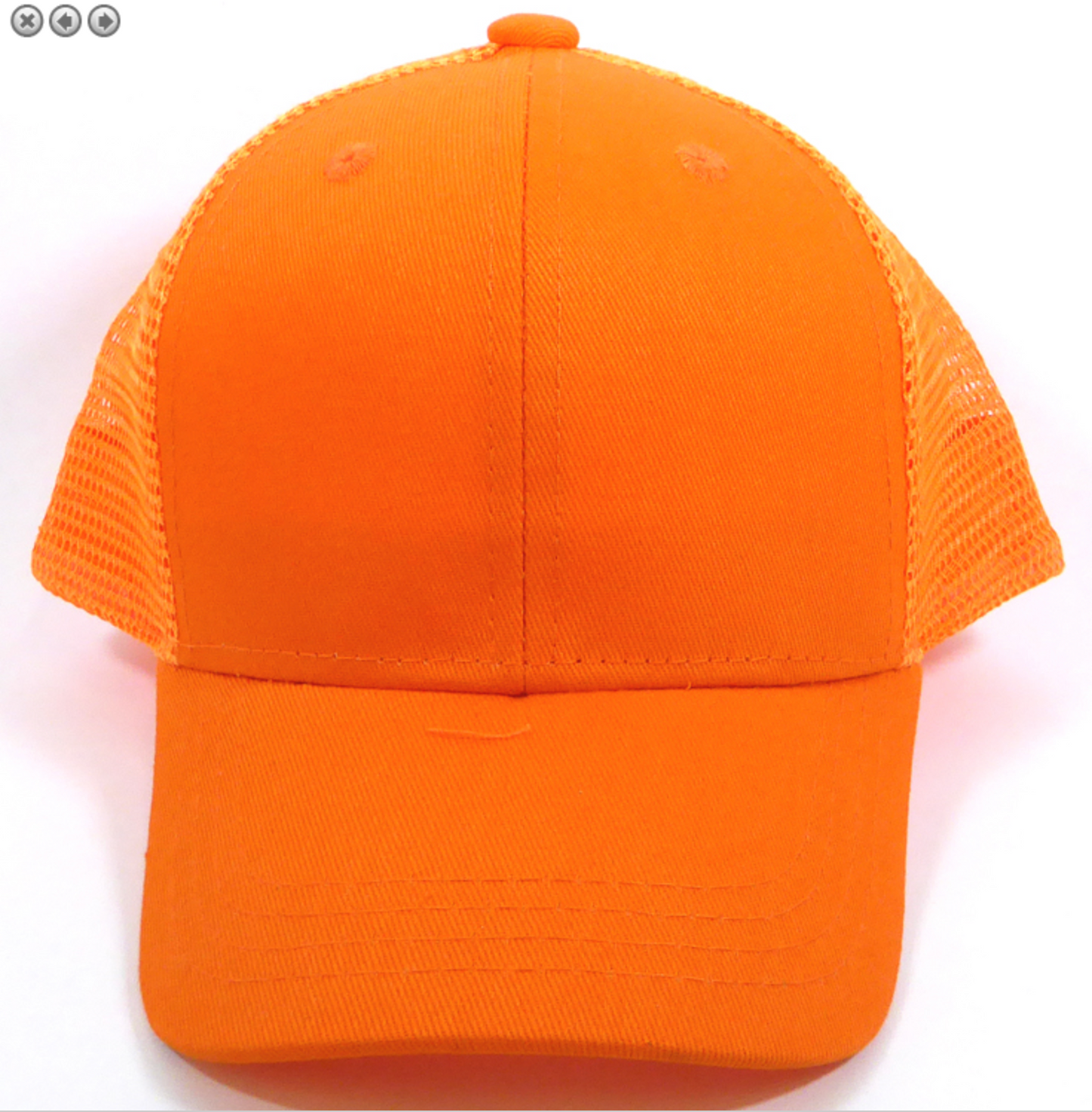 Crown 6-Panel Mesh Trucker Baseball Cap