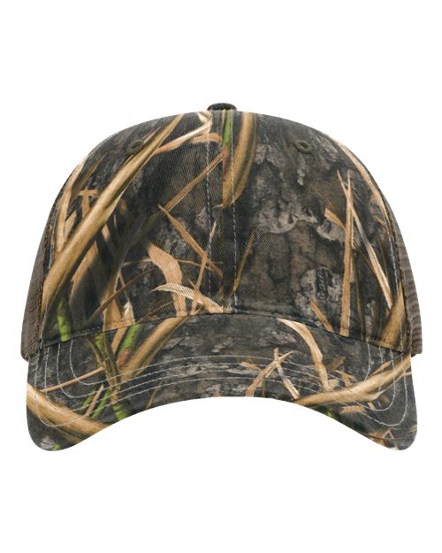 Richardson 111P- Printed Garment Washed Trucker ADULT