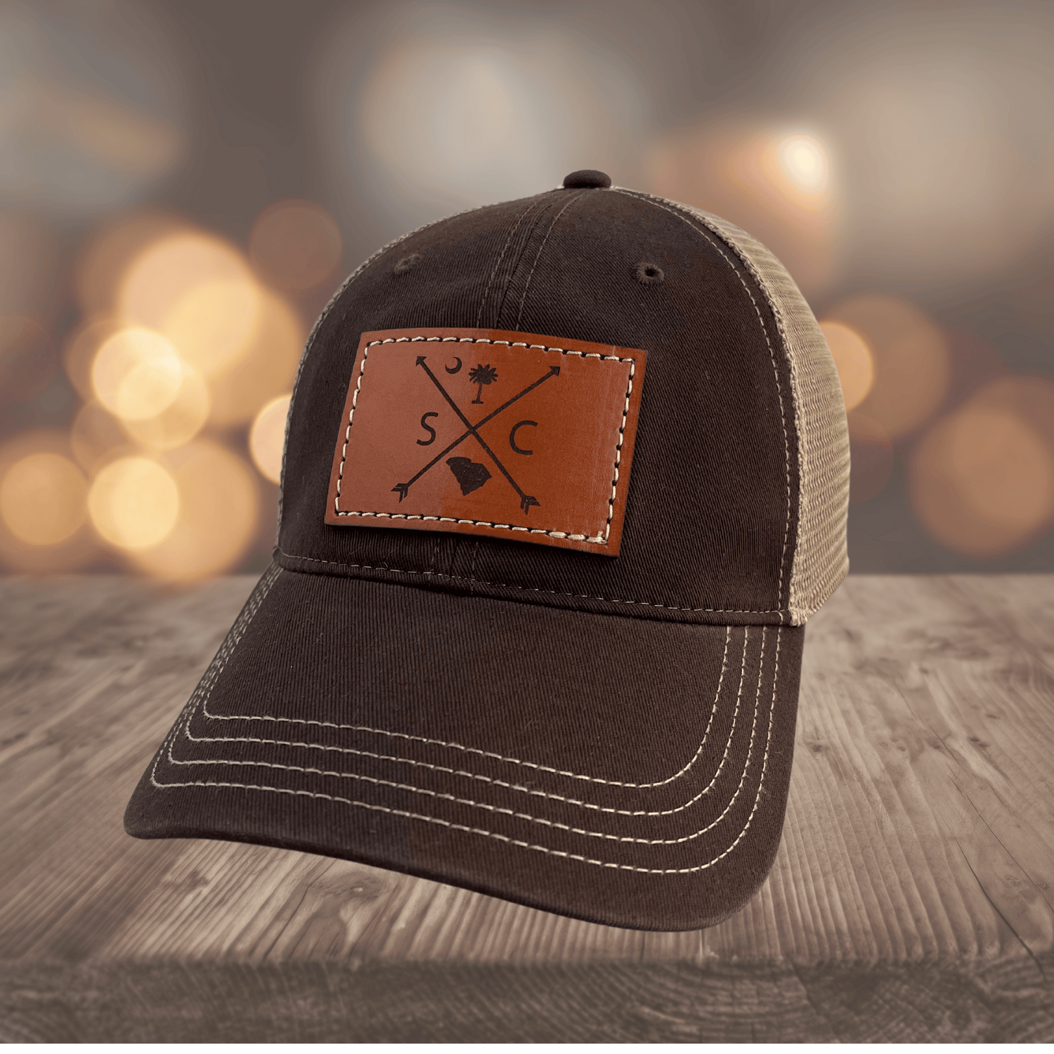 Leather Patch Hats