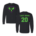 *Personalizable* Kryptonite Full Chest & Name/Number Back- Long Sleeve Tee
