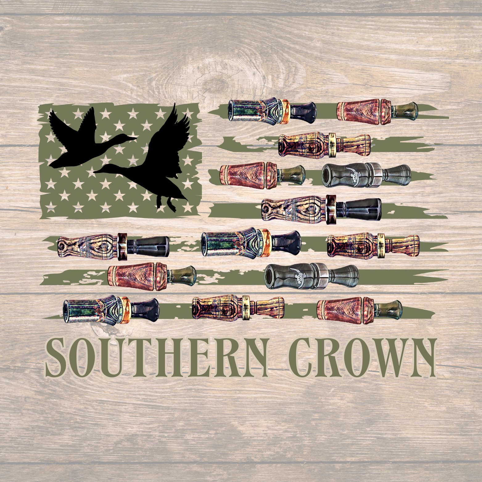 American Flag Mallard Duck: Patriotic Hunting Apparel