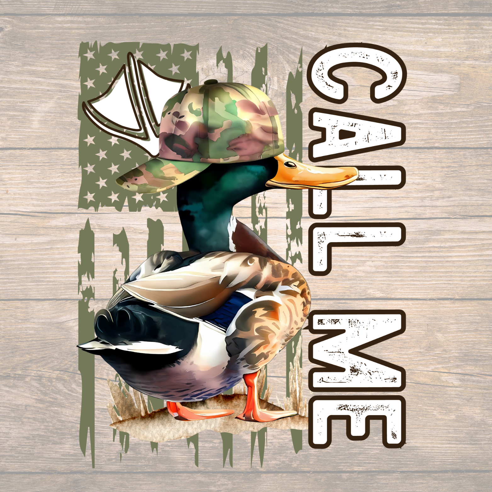 American Flag Mallard Duck: Patriotic Hunting Apparel