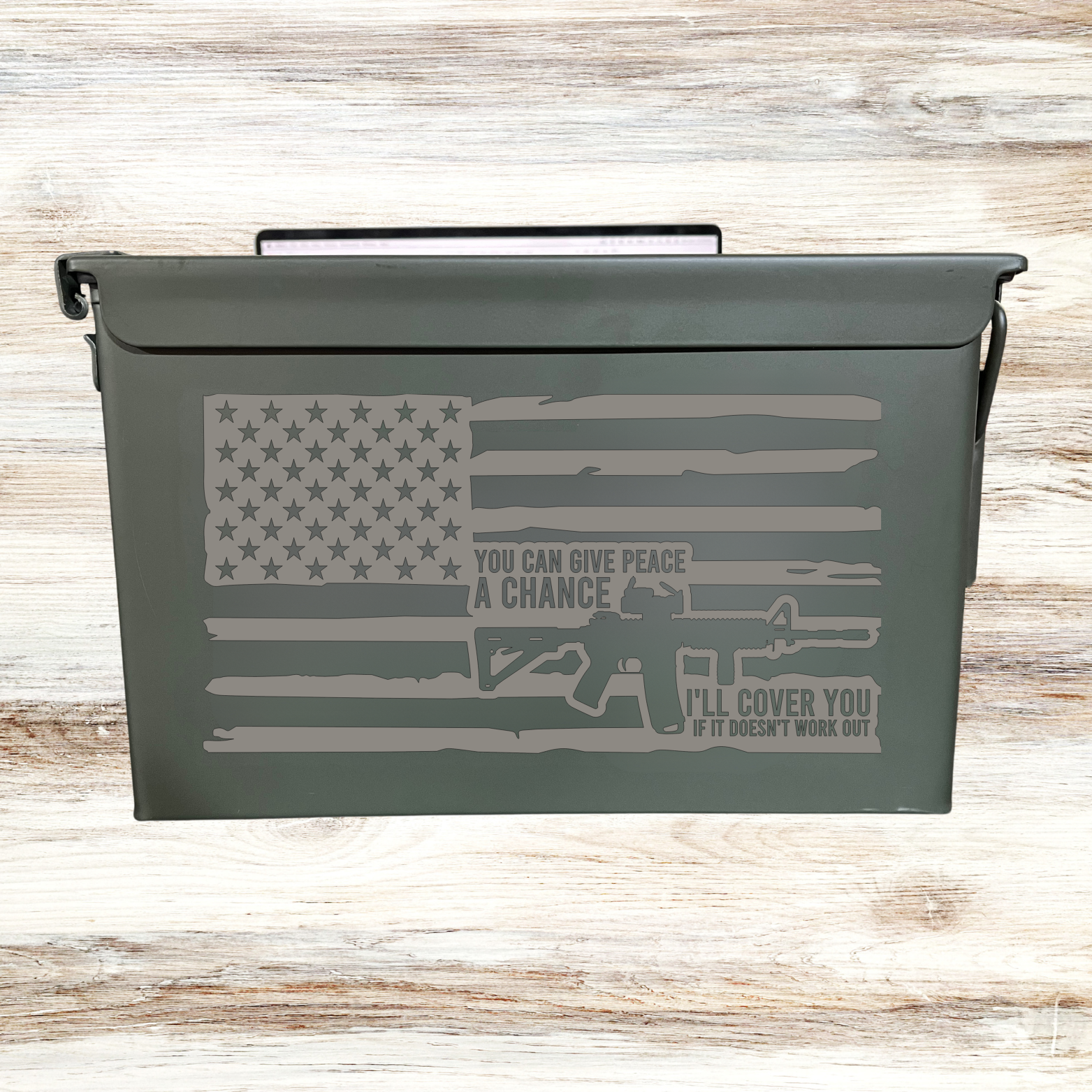 Personalized Ammo Can - Custom Laser Engraving