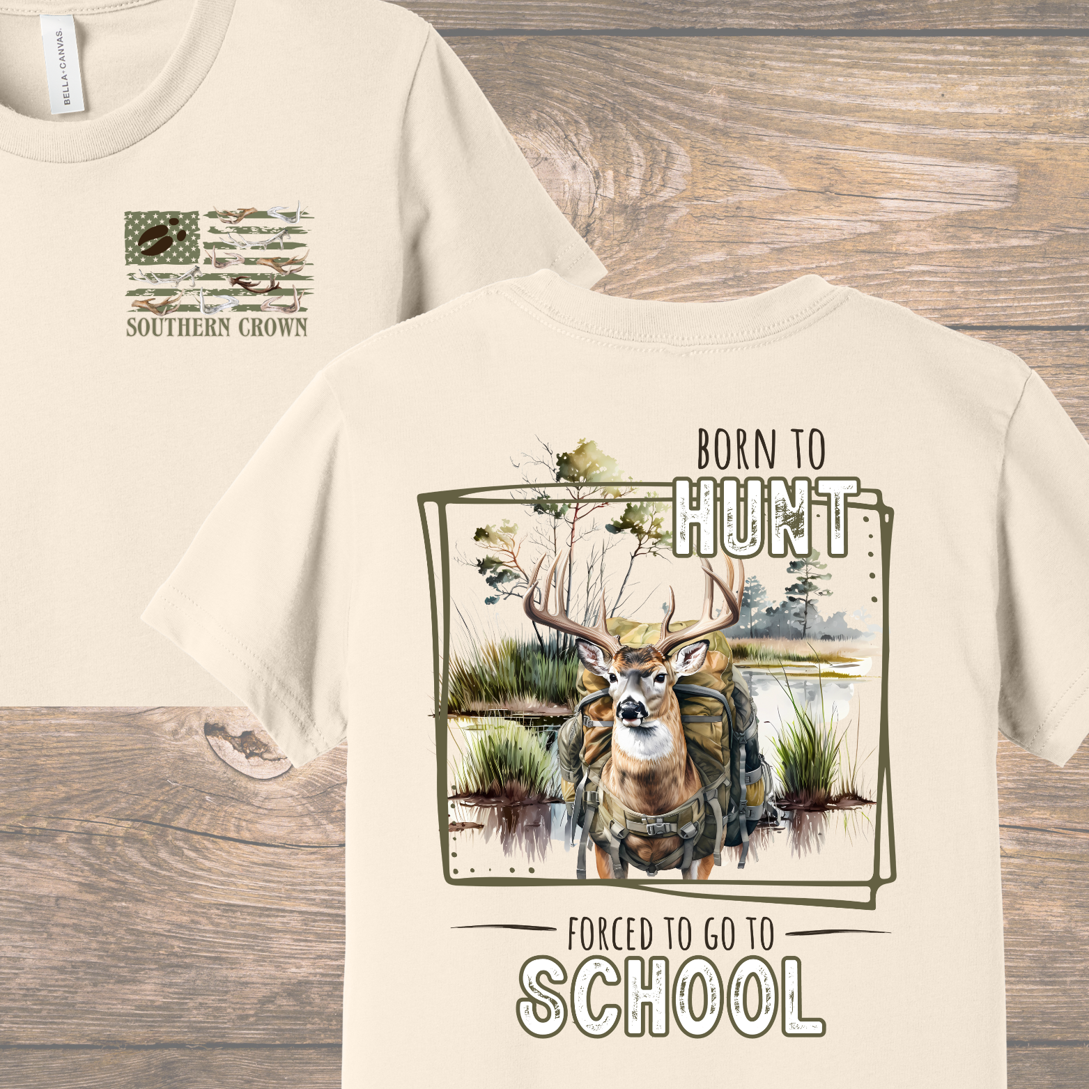 Back to School Deer Hunting Comfort Tee