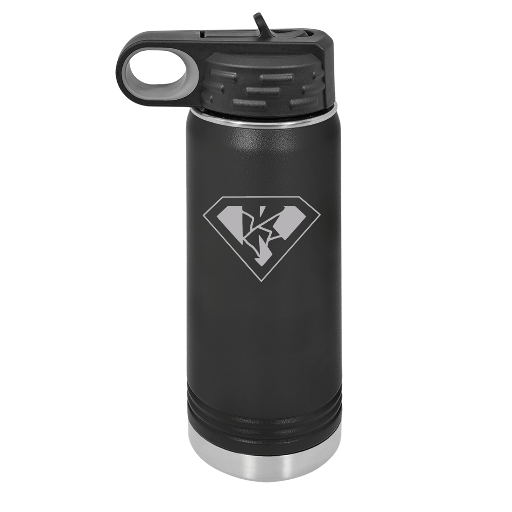 Kryptonite Polar Camel Laser Engraved Water Bottle-12oz, 20oz, 32oz
