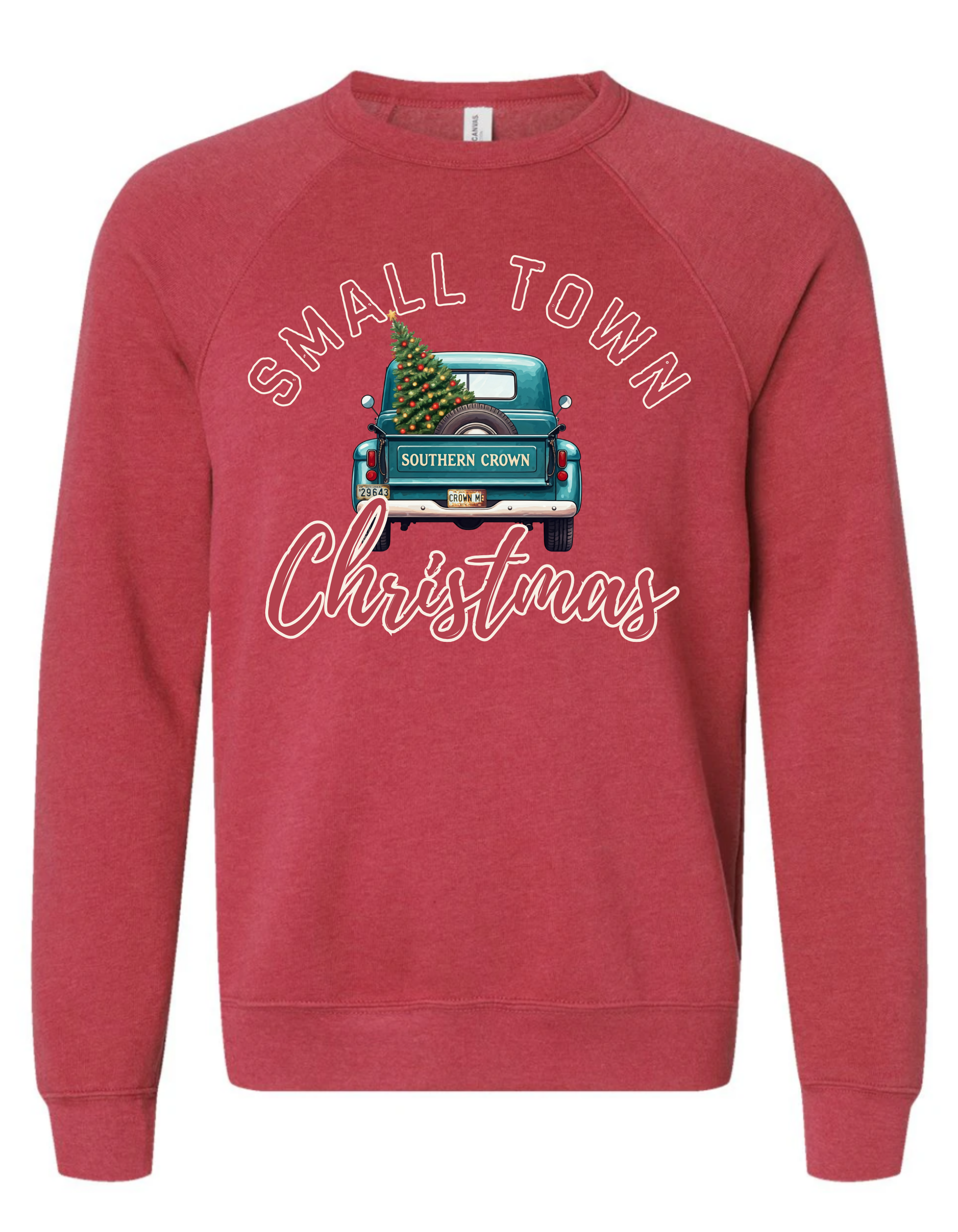 Adult ¾ Sleeve Raglan "Small Town Christmas" Exclusive Apparel