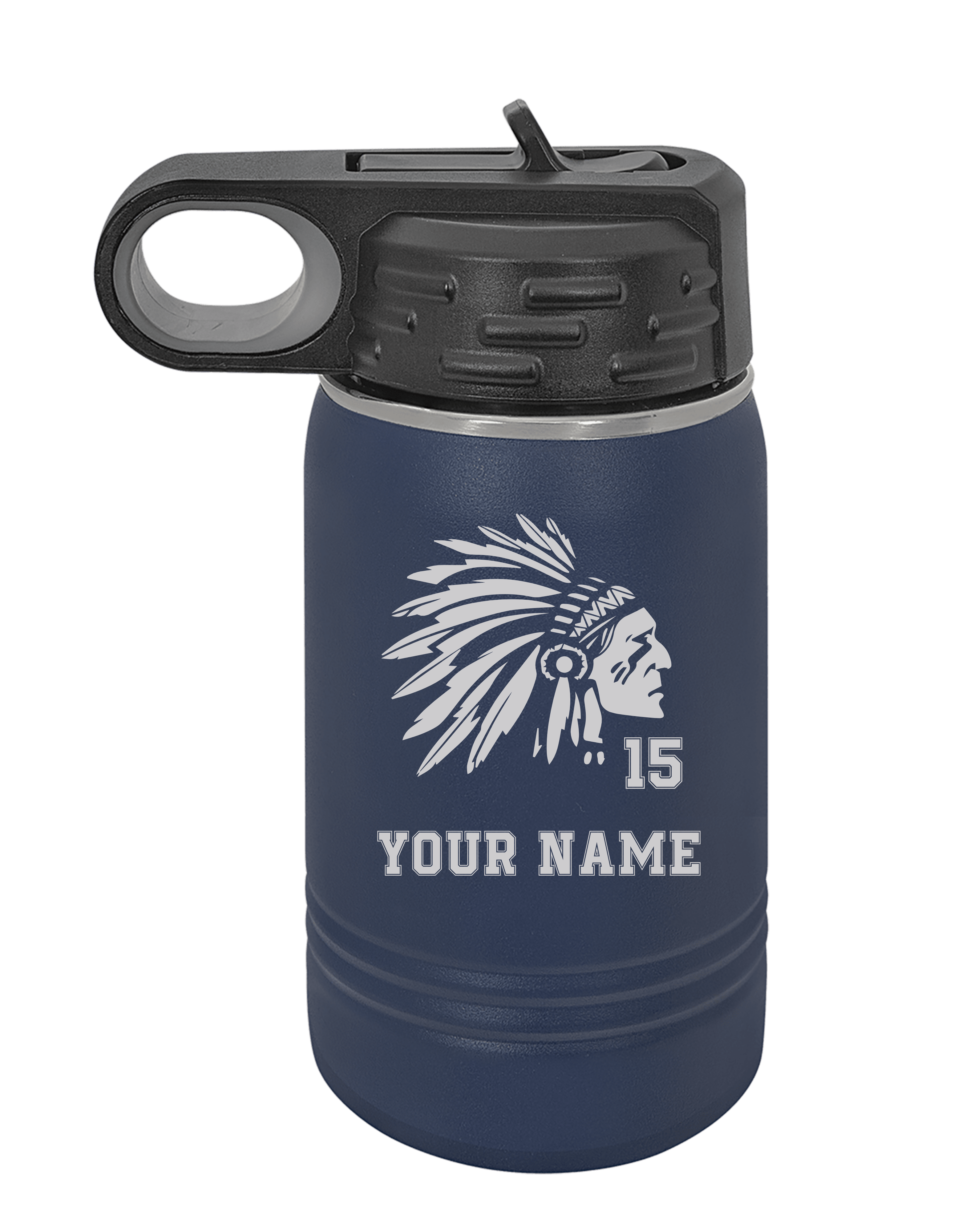 *Personalizable* Name & Number Polar Camel Laser Engraved Water Bottle-12oz, 20oz, 32oz (TRIBE)