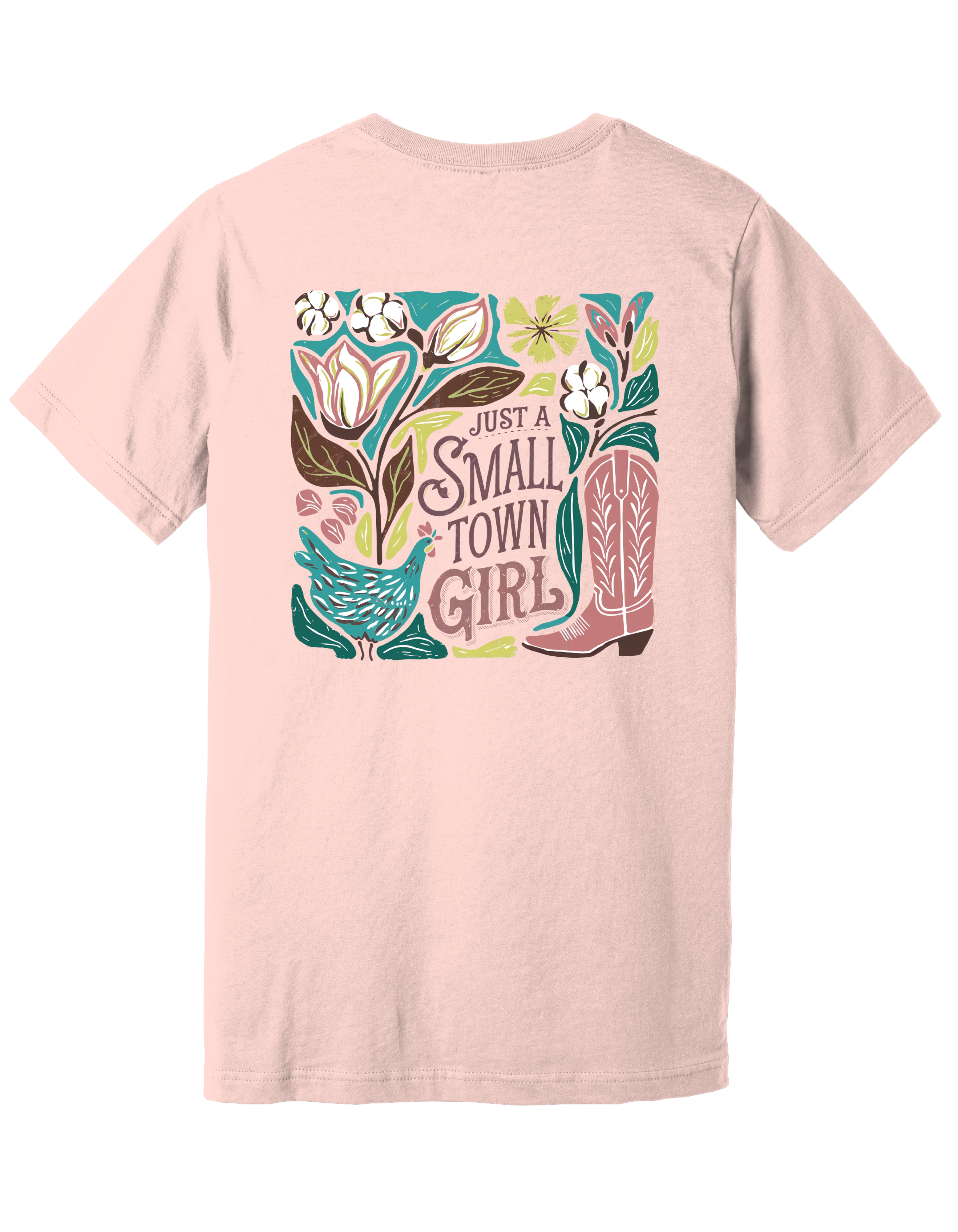 Just a Small Town Girl Southern Crown Comfort Tee