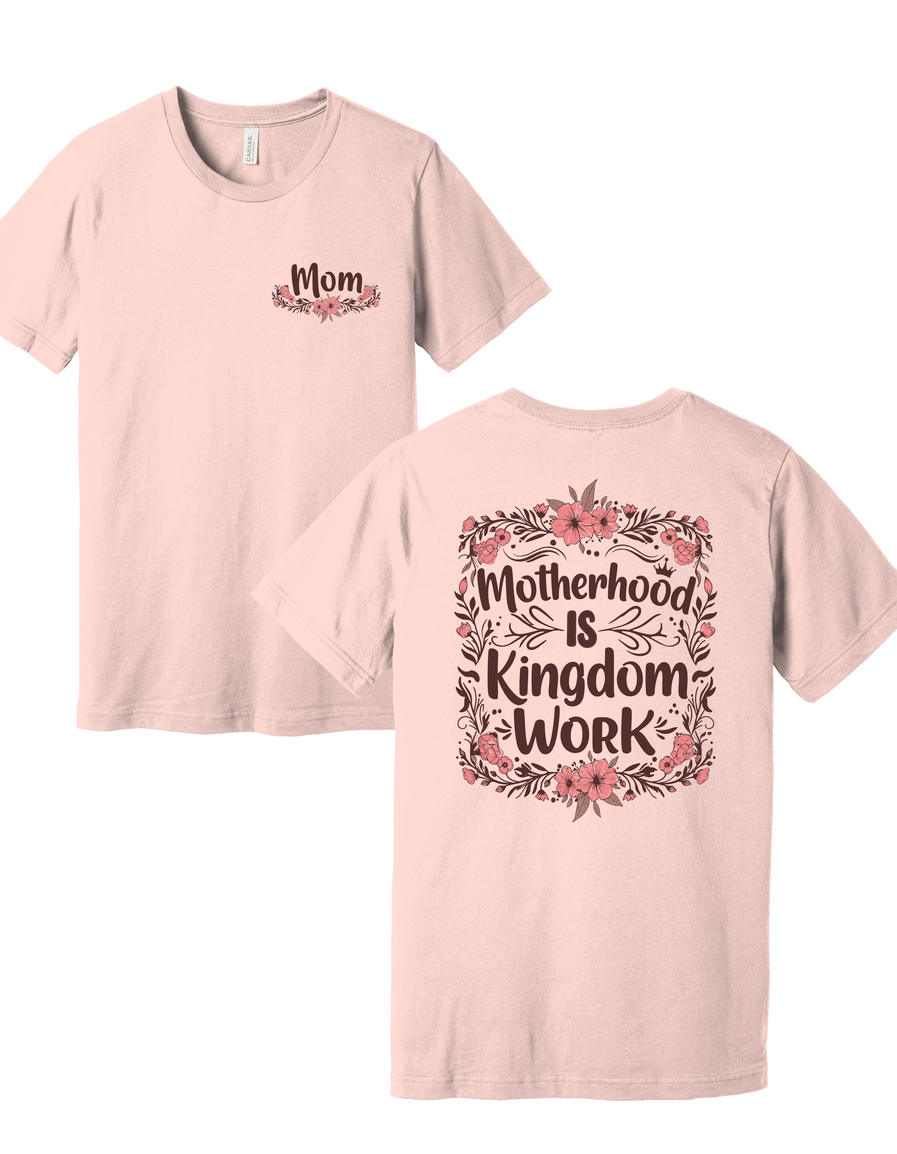 Motherhood is Kingdom Work Southern Crown Comfort Tee