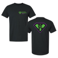 Kryptonite Front Chest & Full Back Logo Short Sleeve Tee
