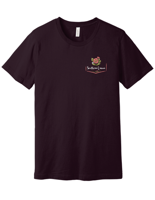 "Grow Through What You Go Through" Southern Crown Comfort Tee