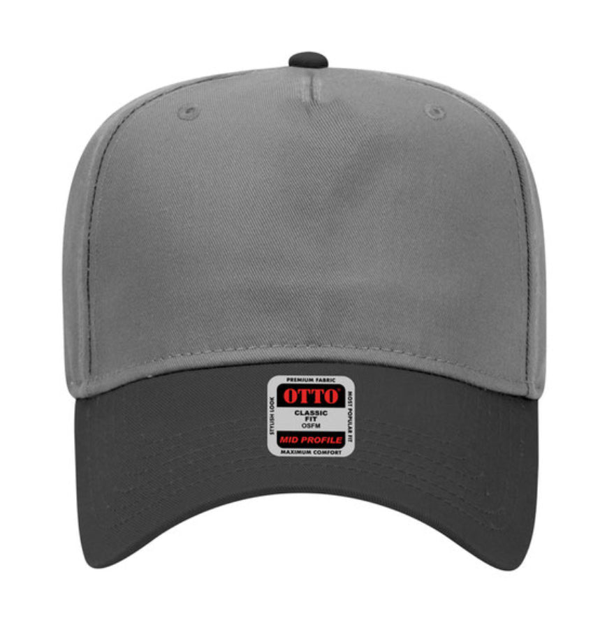 Otto Cap 31-069 5 Panel Mid Profile Baseball Cap