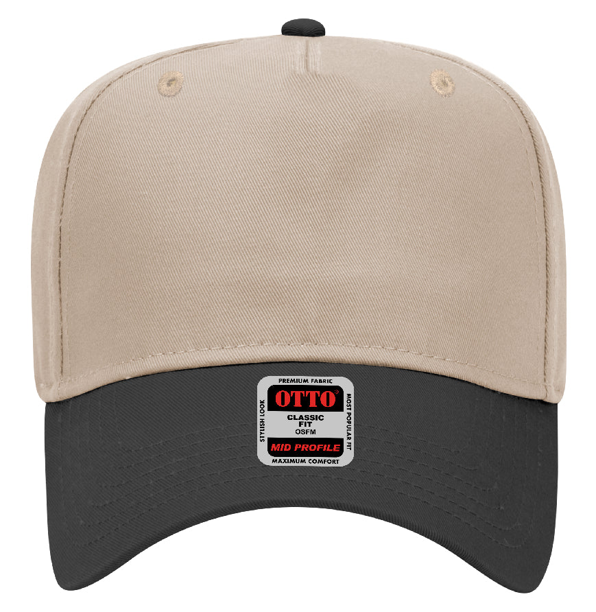 Otto Cap 31-069 5 Panel Mid Profile Baseball Cap
