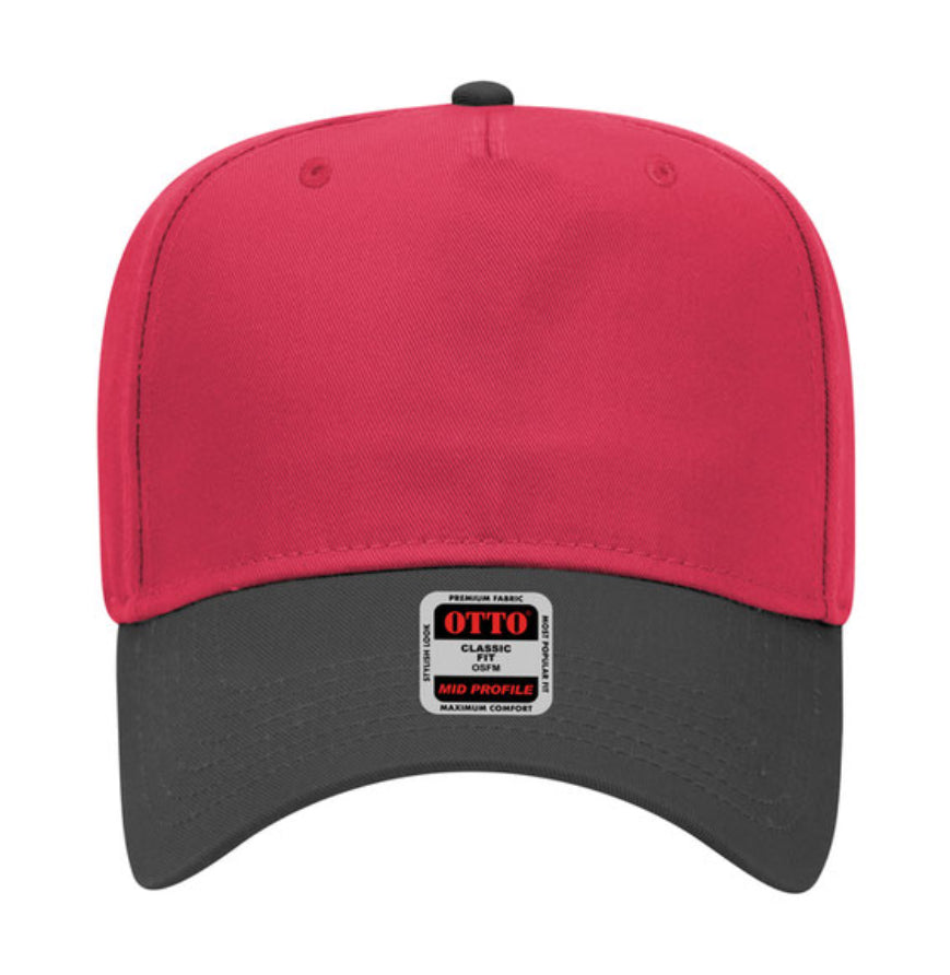 Otto Cap 31-069 5 Panel Mid Profile Baseball Cap