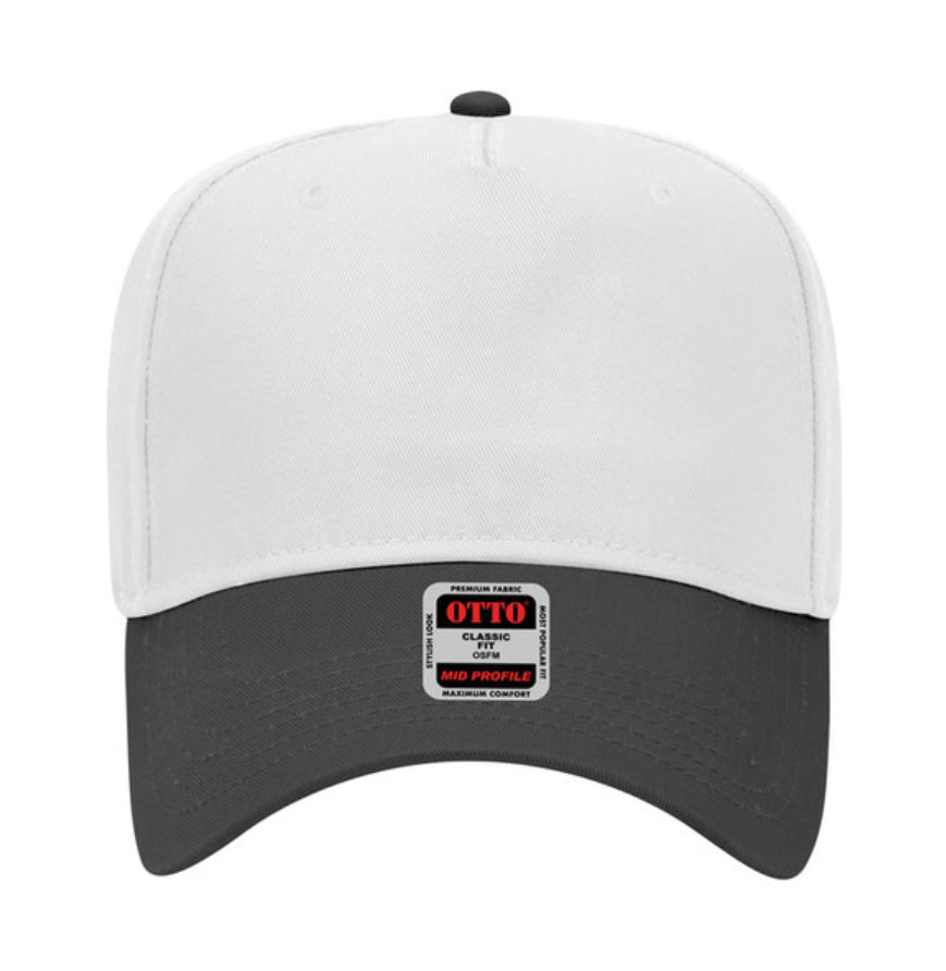 Otto Cap 31-069 5 Panel Mid Profile Baseball Cap