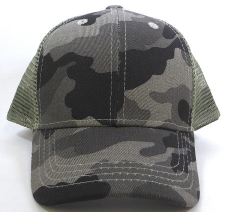 Crown 6-Panel Mesh Trucker Baseball Cap