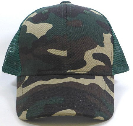 Crown 6-Panel Mesh Trucker Baseball Cap