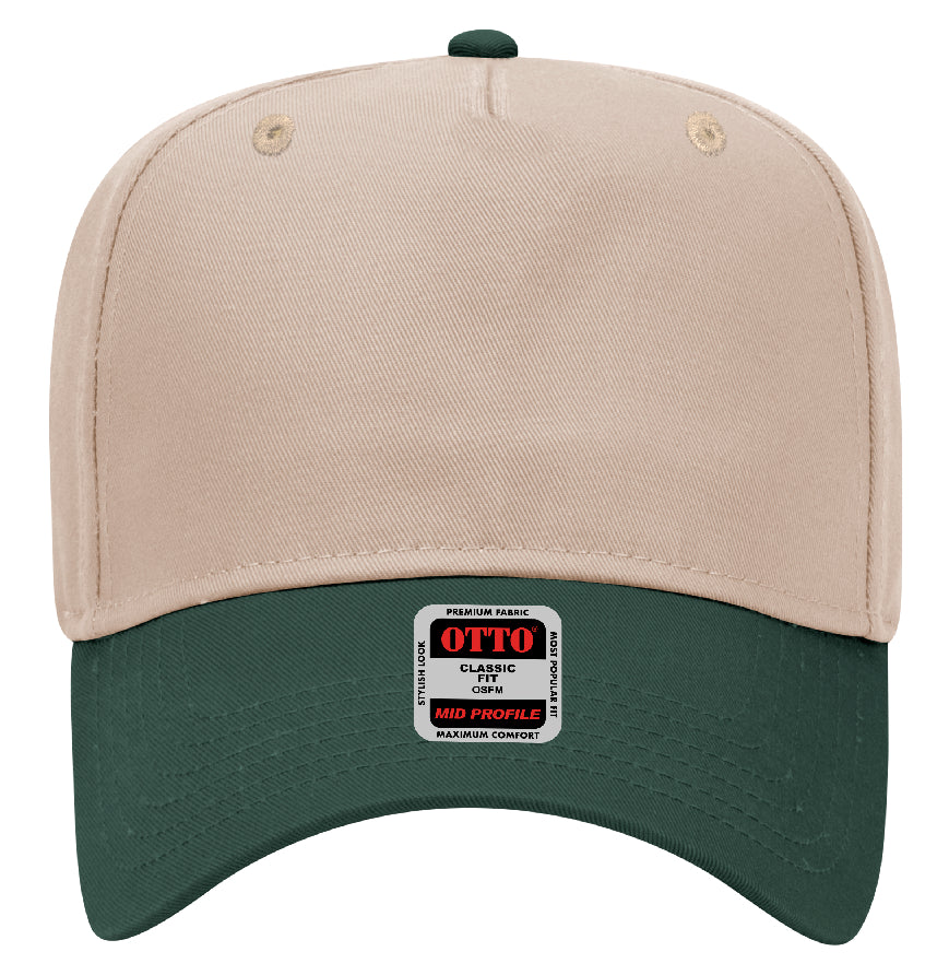 Otto Cap 31-069 5 Panel Mid Profile Baseball Cap