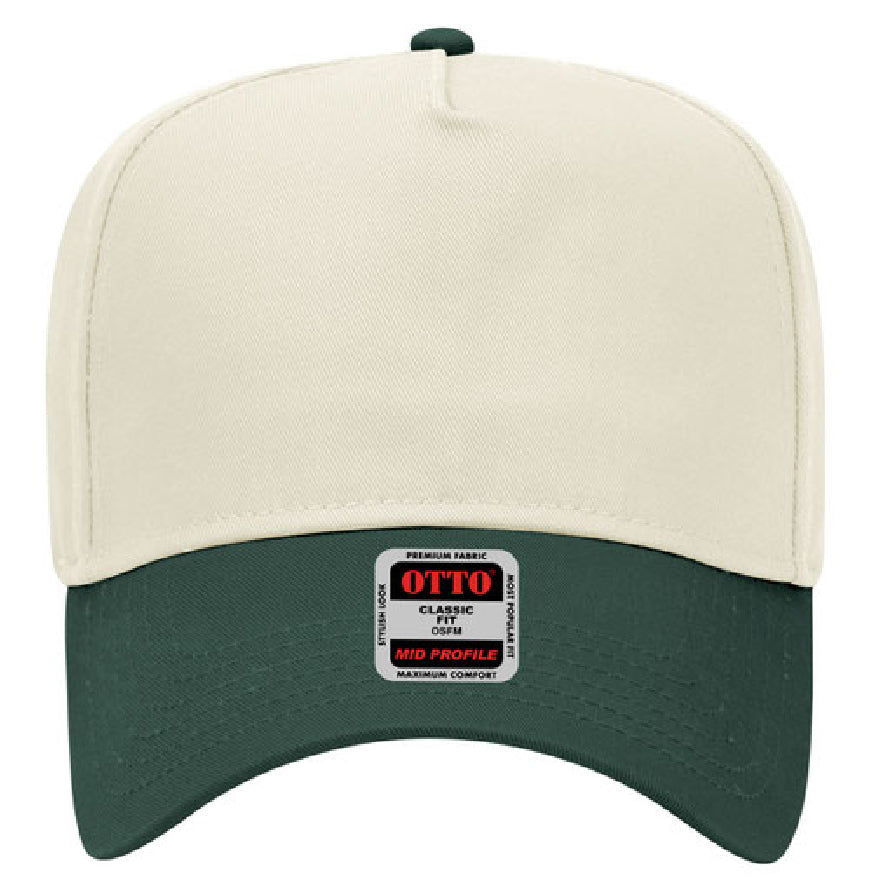 Otto Cap 31-069 5 Panel Mid Profile Baseball Cap