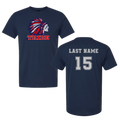 Navy *Personalizable* Epic Cooling Performance Tee Front Full Logo & Back Name & Number (TRIBE)