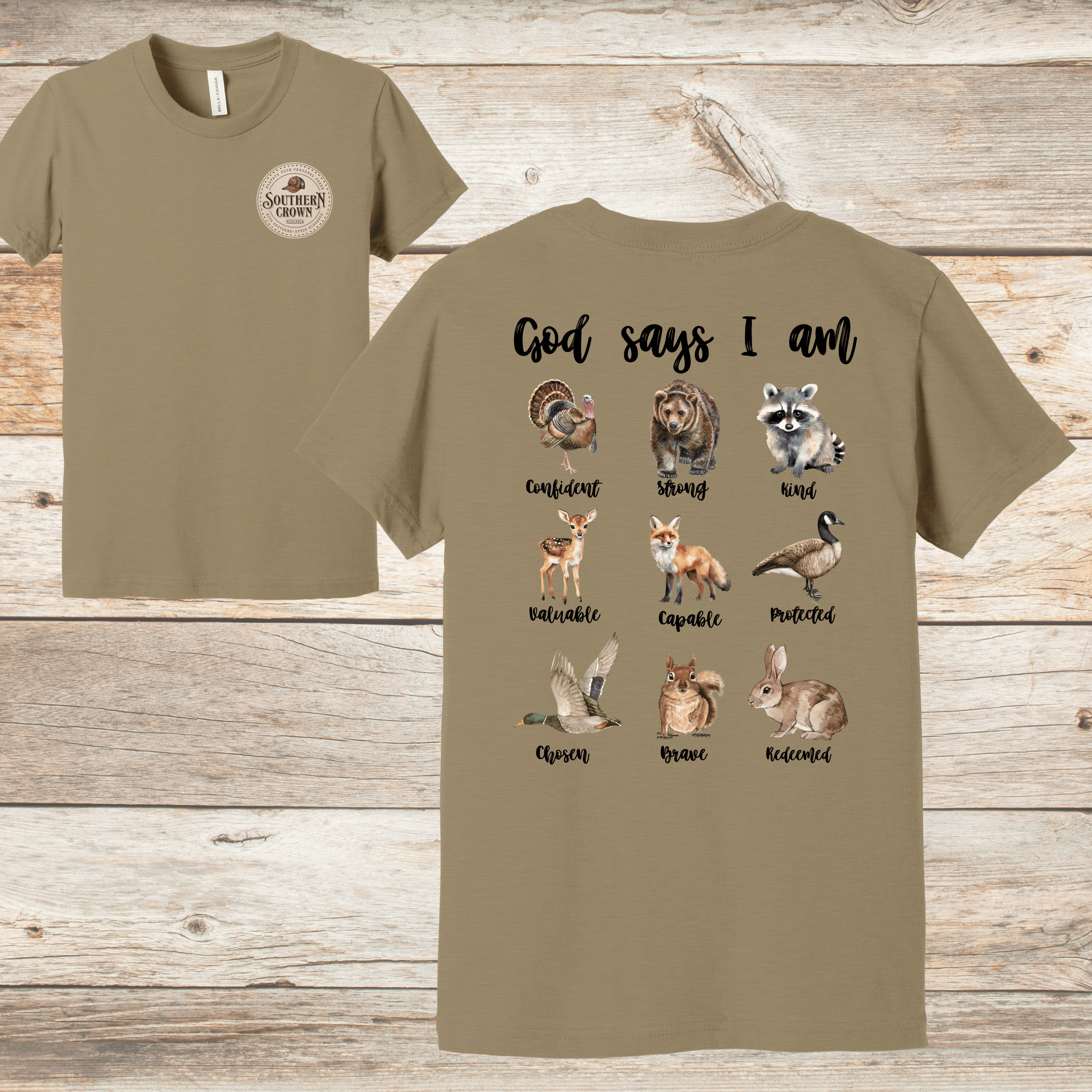 God Says I Am Wildlife T-Shirt for Kids