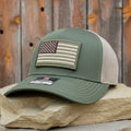 Embroidered USA Flag-Tactical (R112FP Olive/Khaki)