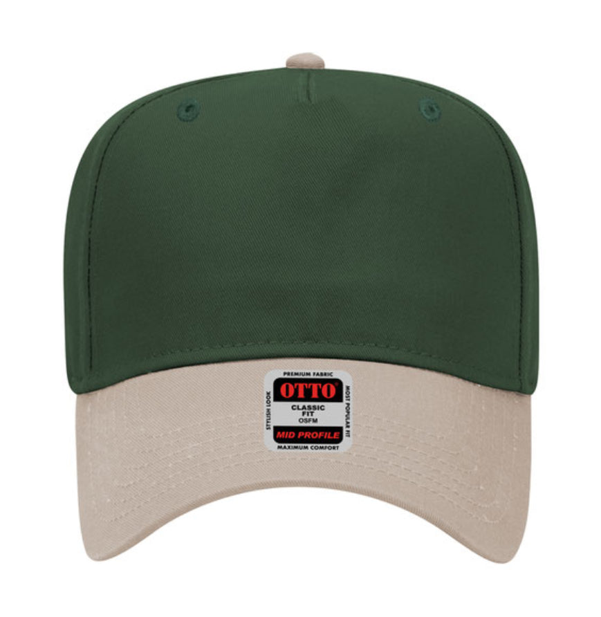 Otto Cap 31-069 5 Panel Mid Profile Baseball Cap