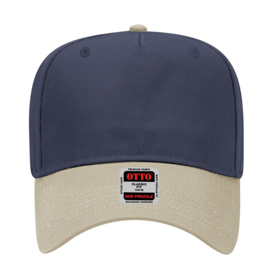 Otto Cap 31-069 5 Panel Mid Profile Baseball Cap