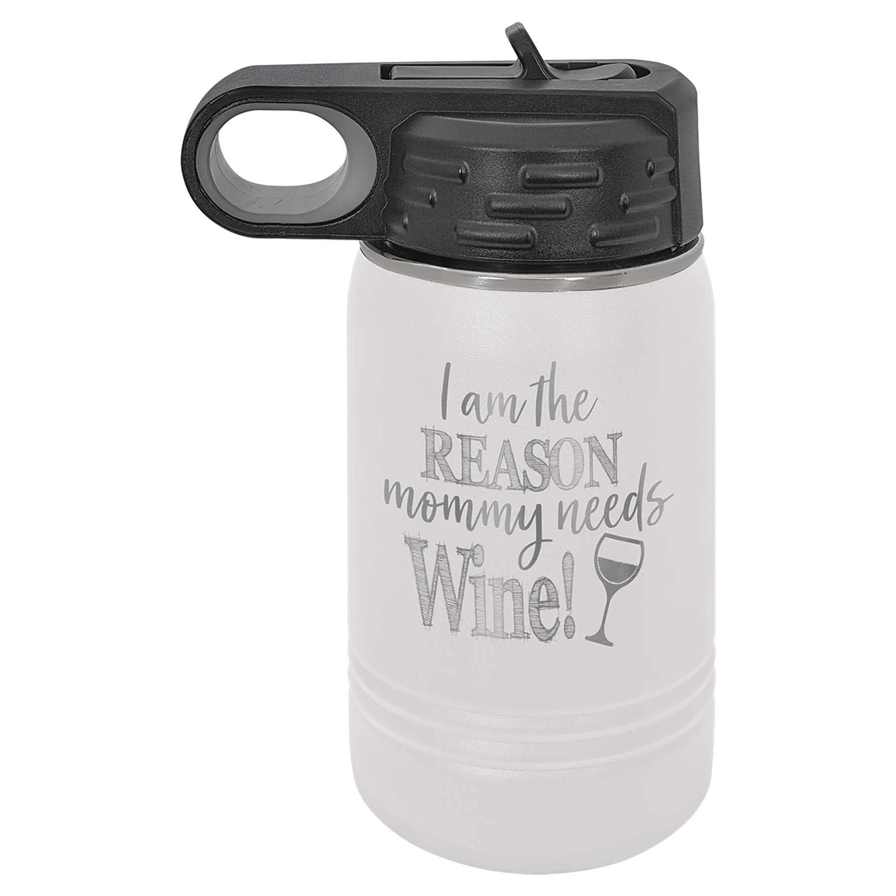 Laser Engraved Polar Camel Water Bottle