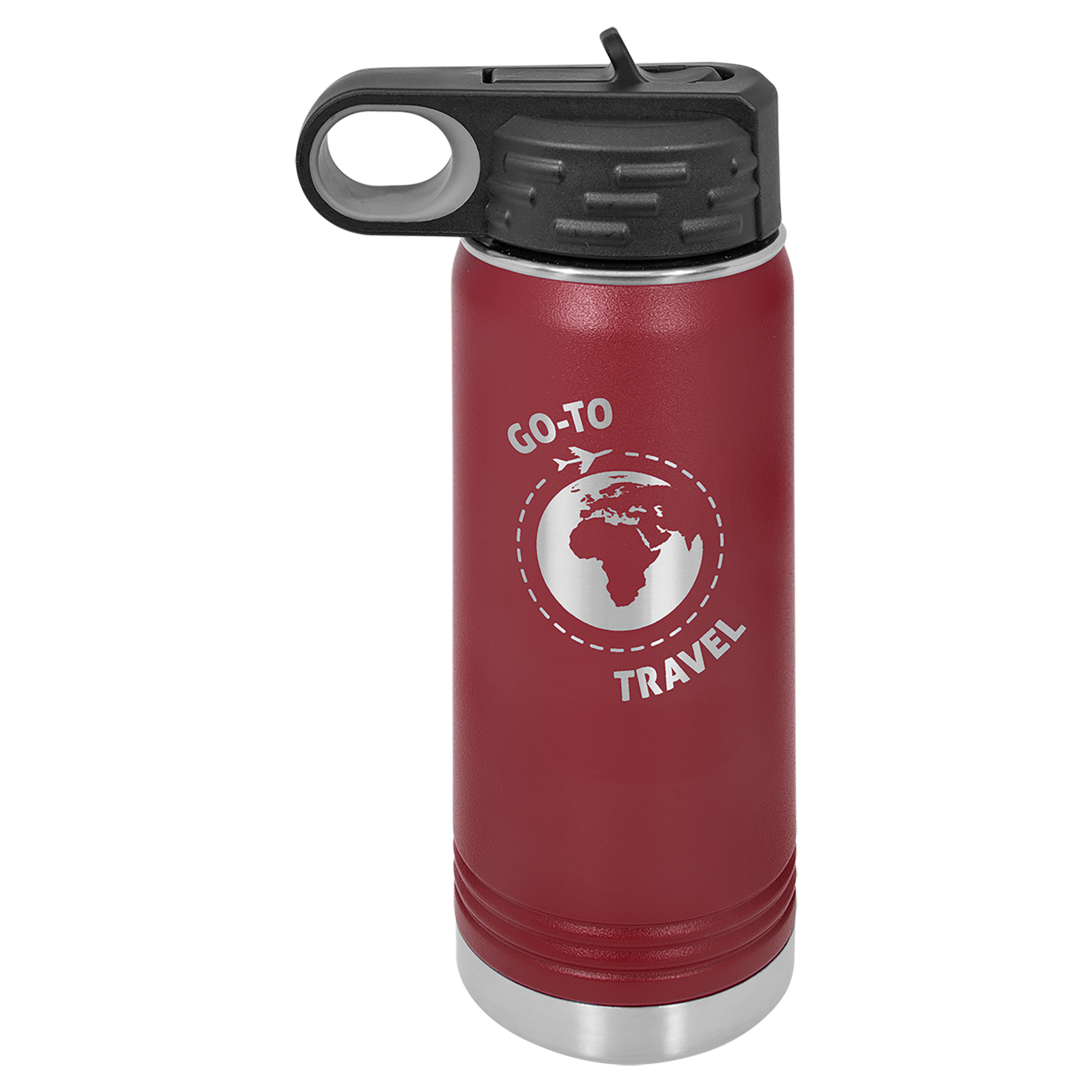 Laser Engraved Polar Camel Water Bottle