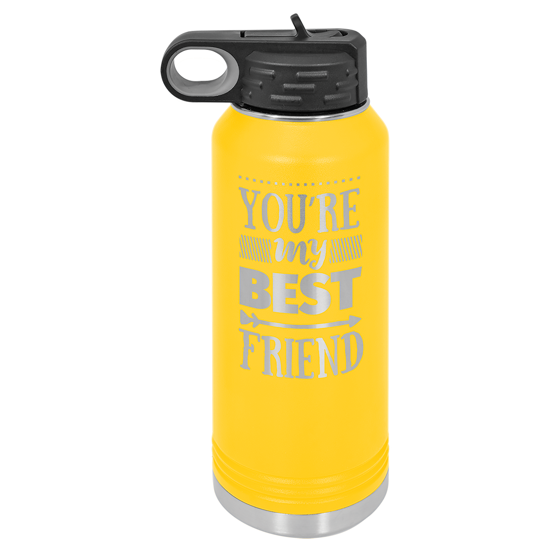 Laser Engraved Polar Camel Water Bottle