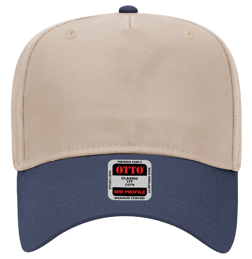 Otto Cap 31-069 5 Panel Mid Profile Baseball Cap