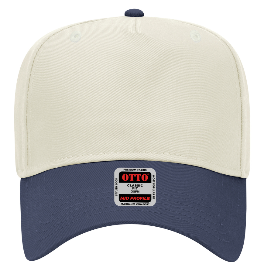 Otto Cap 31-069 5 Panel Mid Profile Baseball Cap