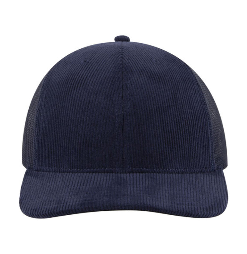 Otto Cap 6 Panel Mid Profile Mesh Back Trucker Hat