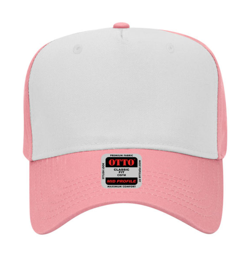Otto Cap 31-069 5 Panel Mid Profile Baseball Cap