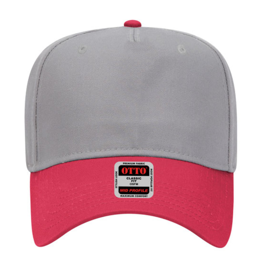 Otto Cap 31-069 5 Panel Mid Profile Baseball Cap