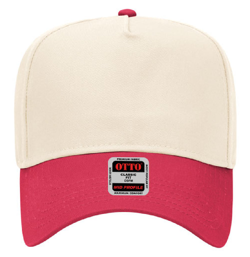 Otto Cap 31-069 5 Panel Mid Profile Baseball Cap